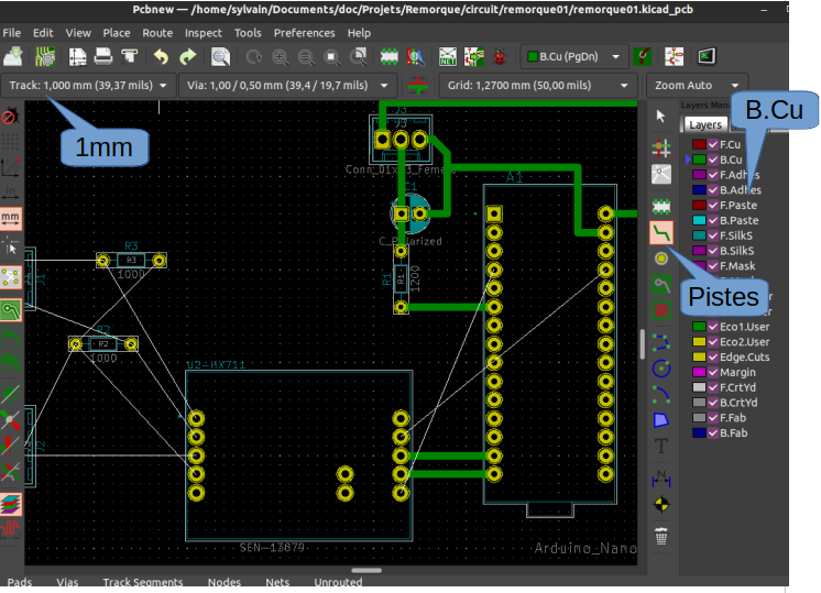 Réaliser un circuit avec Kicad pour ensuite le graver Screenshot from 2022-10-14 16-17-34.png